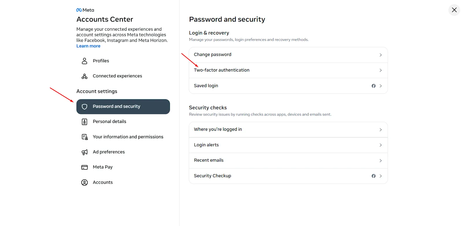 How to enable two-factor authentication on Facebook